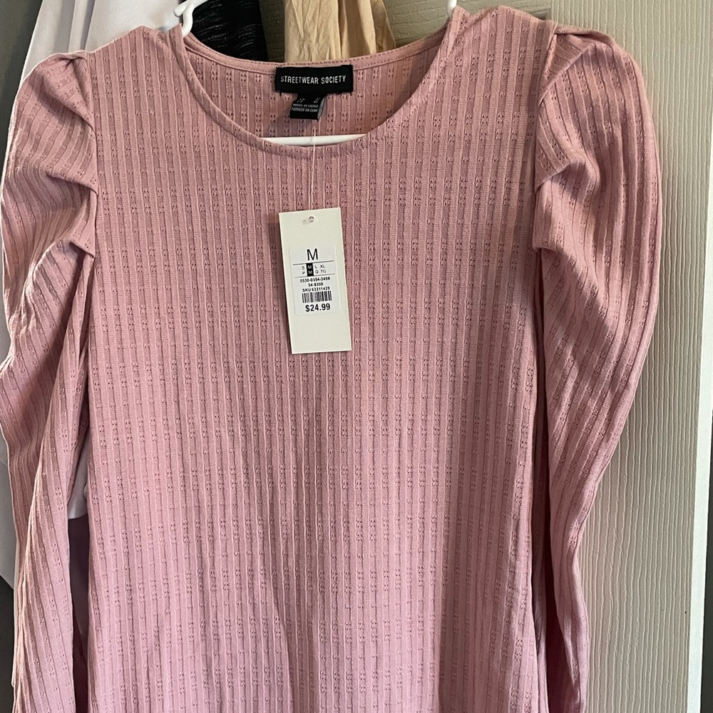 Pink dress BRAND NEW STREETWEAR SOCIETY MEDIUM PINK DRESS / tunic / long shirt